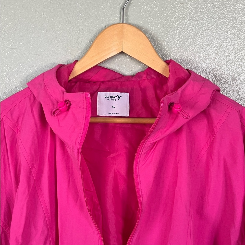 Bright Pink Hooded Jacket - Picture 5 of 11